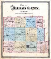 Williams County Map, Williams County 1874